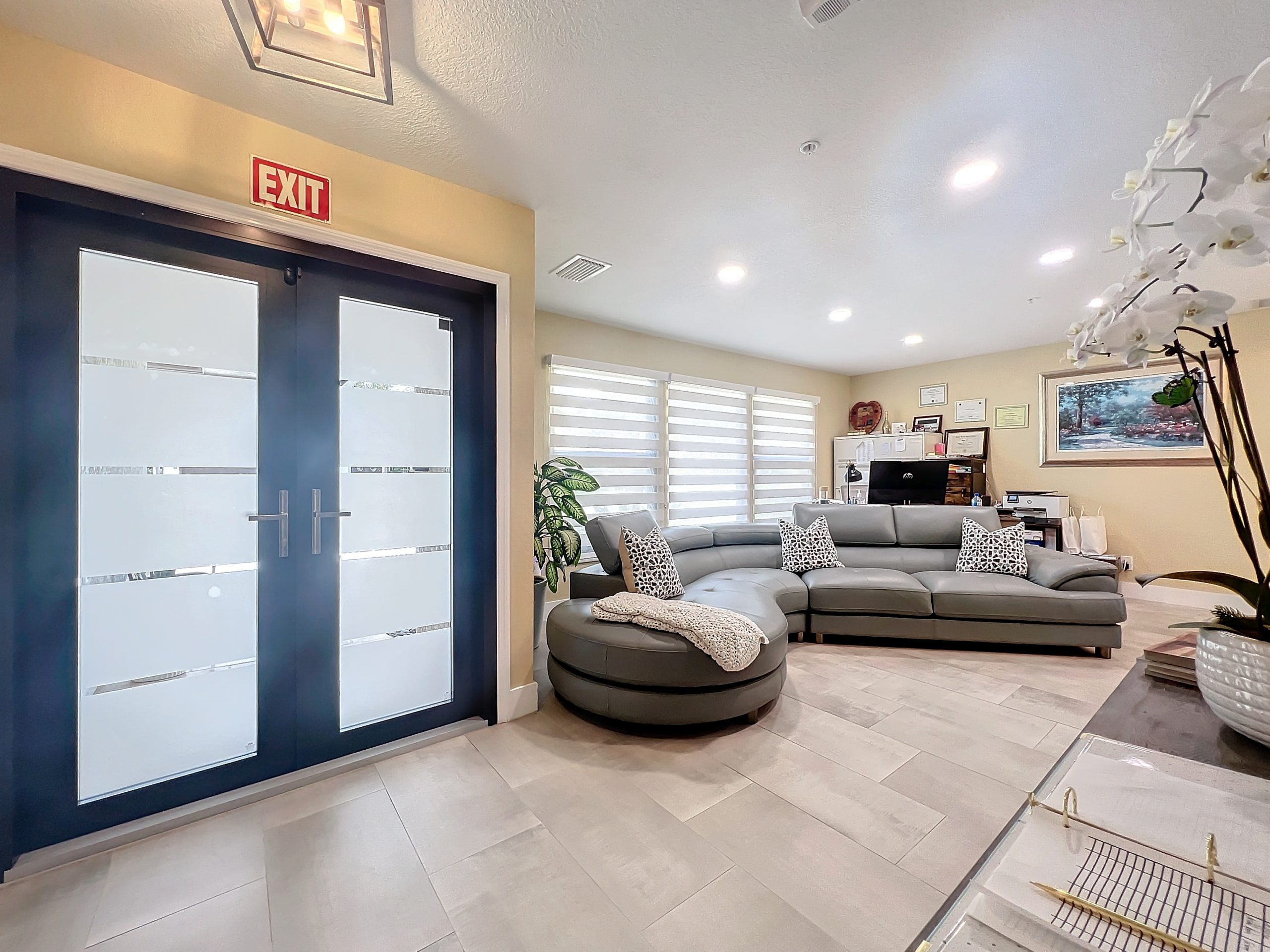Spacious resident lounge at Abundant Care Residence